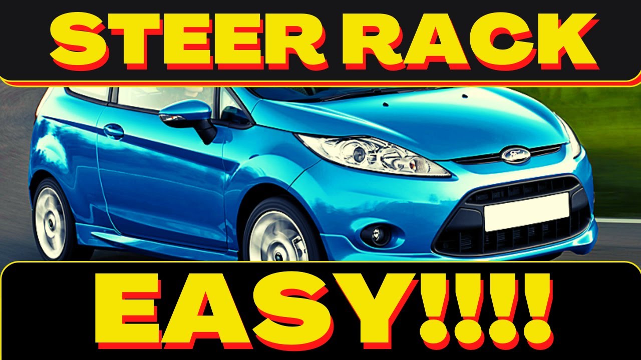 Ford Fiesta Mk7 sub frame removal and steering rack replacement, how to do it yourself easily.