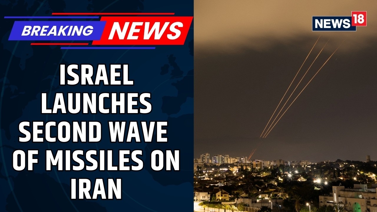 Iran’s Missile Array Under Attack: IDF Escalates Aerial Campaign | US Israel Attack Iran | News18