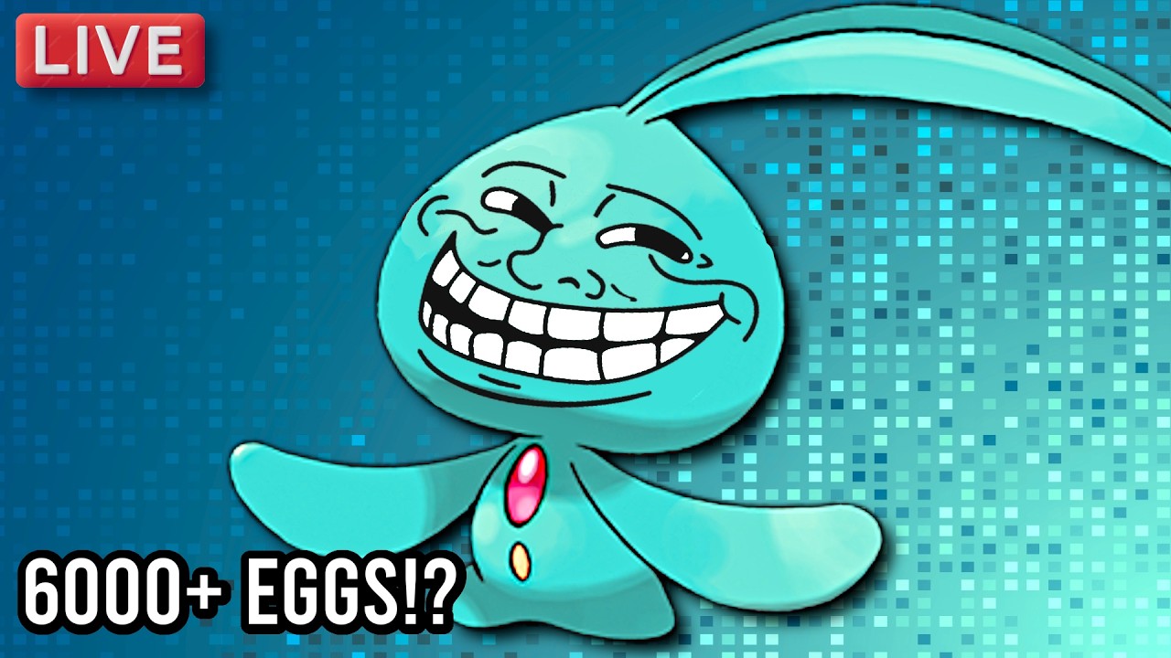 Shiny Hunting Manaphy! Shiny Living Dex Finale!