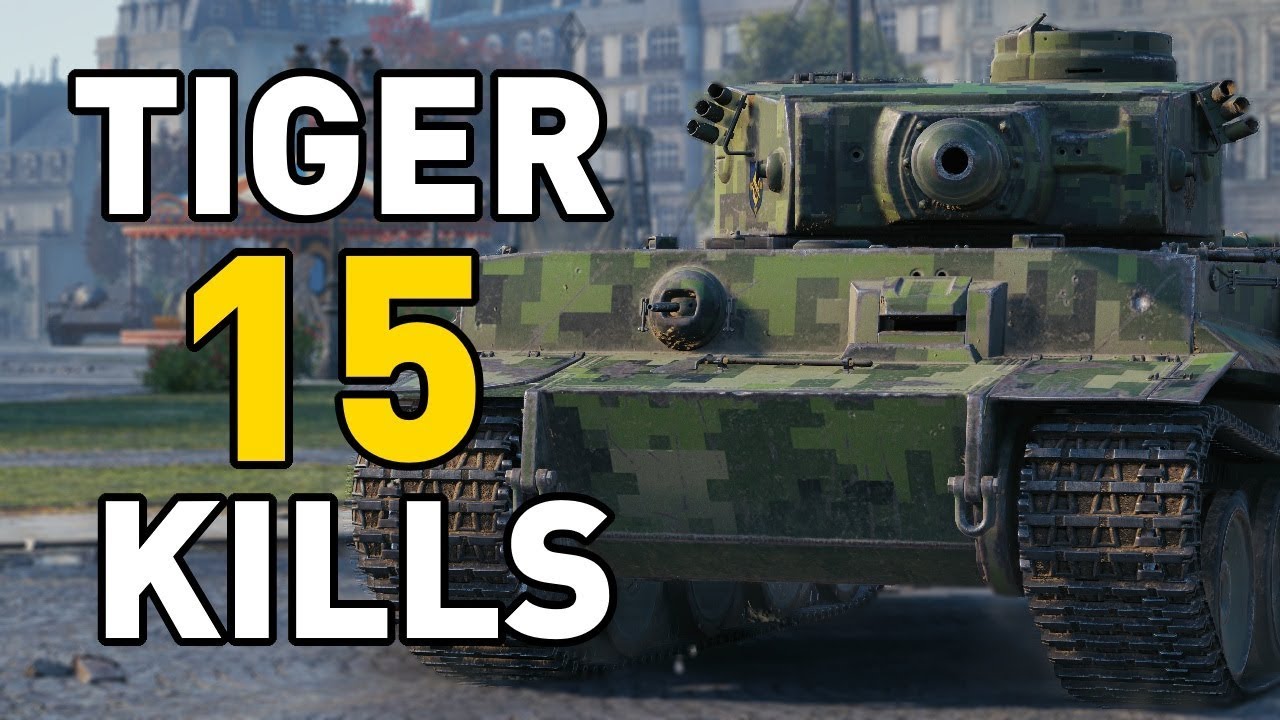 World of Tanks || 15 KILLS IN A TIGER!
