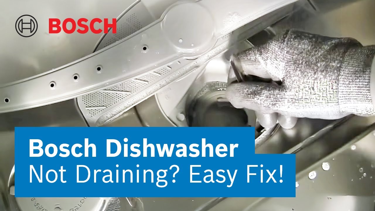 How to Unblock Your Dishwasher Pump & Filter | Bosch Home UK/Ireland