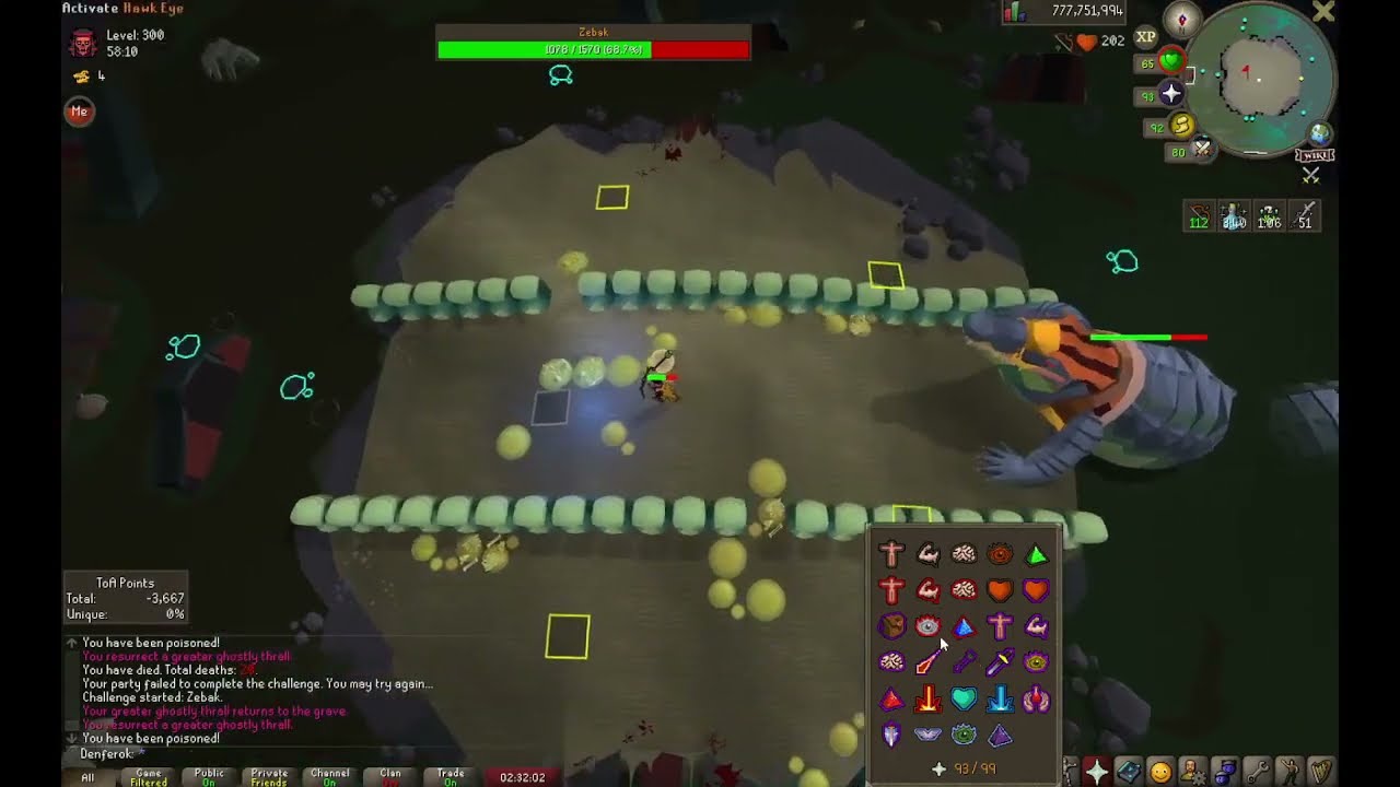 All Praise Zebak Combat Achievement (no tbow)