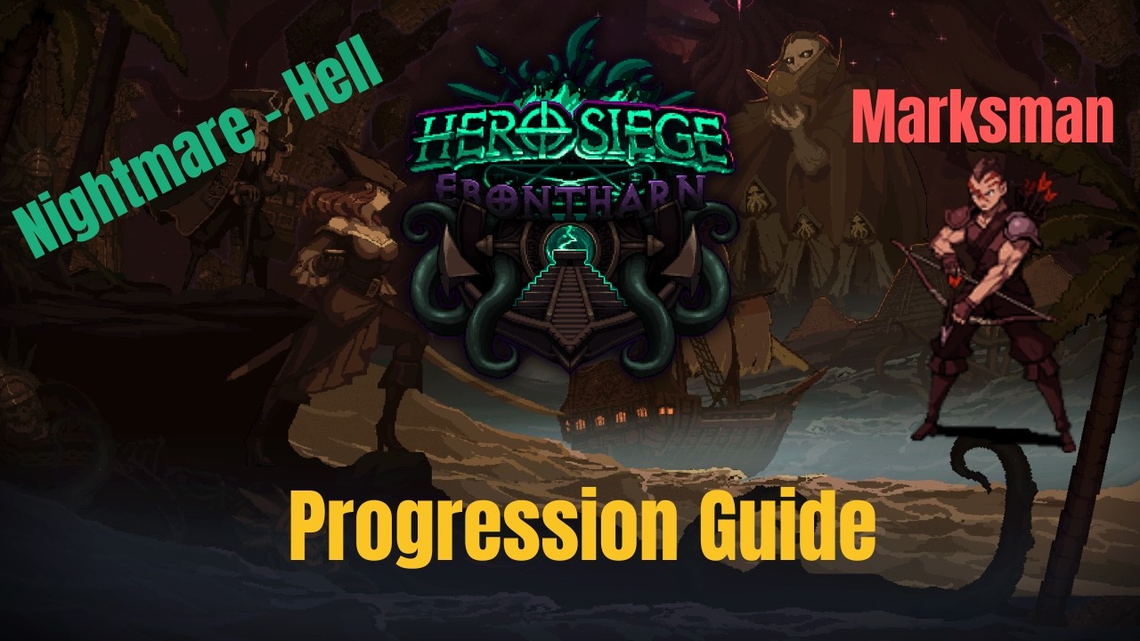 Hero Siege - Marksman Gunner Drone: Poradnik progresji postaci
