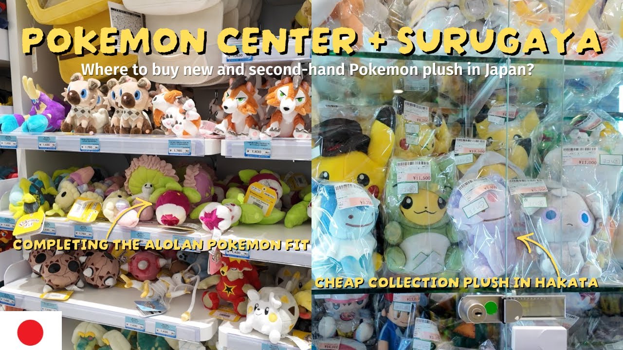 What’s New at Pokémon Center Fukuoka & Surugaya | Buying New & Second-Hand Plush in Hakata 