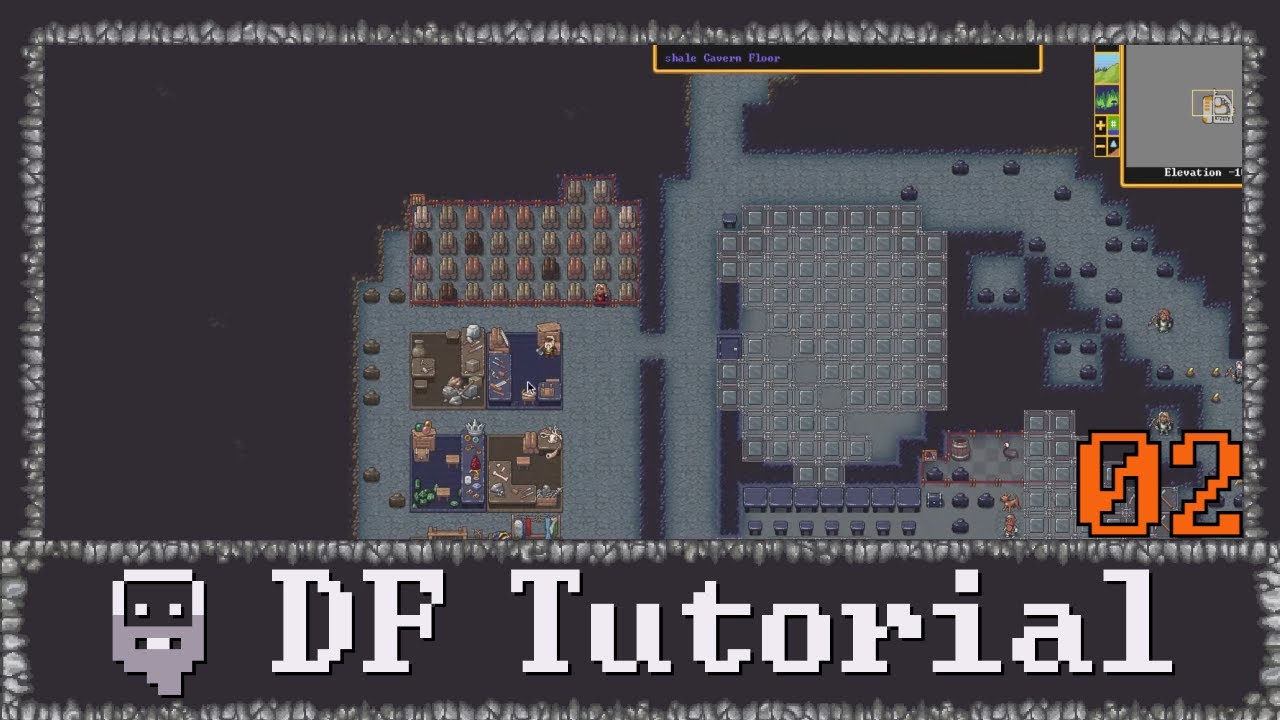 Dwarf Fortress - Your First Fortress Tutorial Lets Play | 02 (Trading and building a Well)