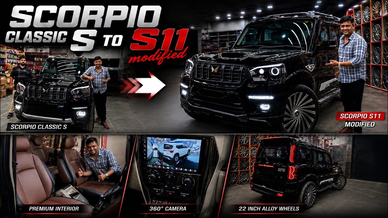 Scorpio Classic  S to S11 Modified✅scorpio classic s✅Scorpio modified✅Scorpio