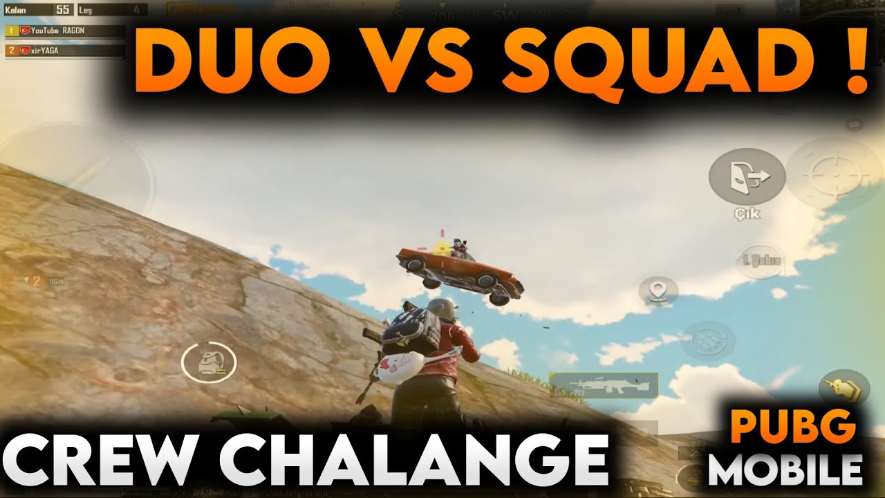 DUO VS SQUAD TURNUVAYA KATILDIK / İPAD MİNİ 5 CREW CHALLANGE / PUBG MOBİLE