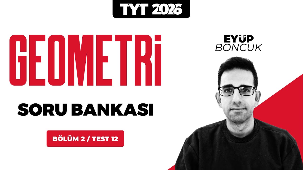 TYT 3D Geometri Soru Bankası Bölüm 02 Test 12 Soru Çözümleri | Eyüp Boncuk