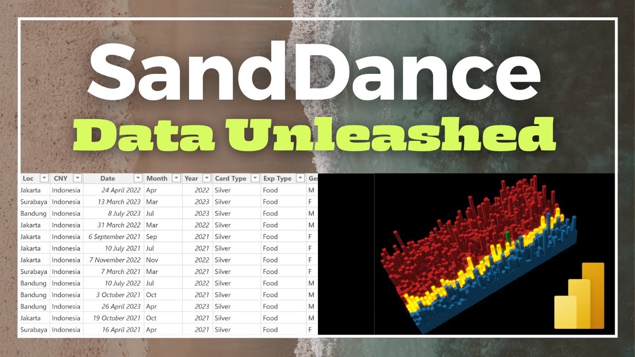 How to use SandDance in Power BI - Data Exploration