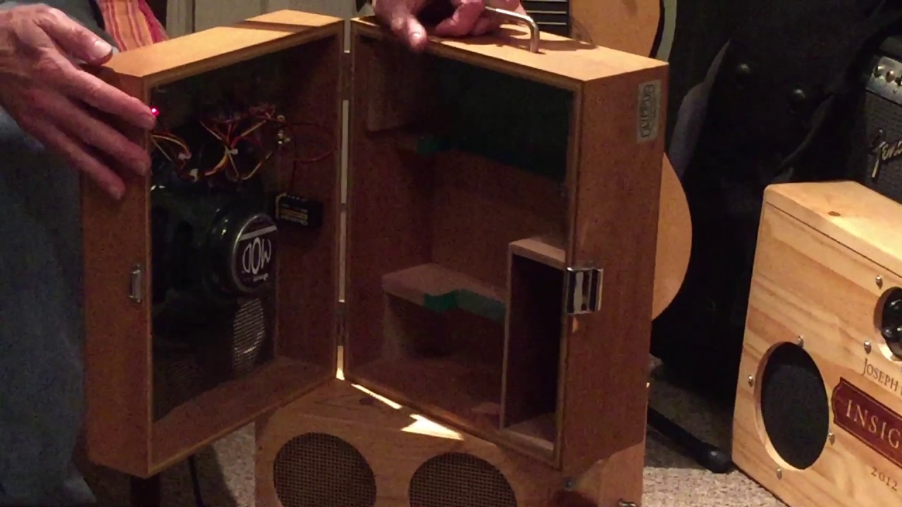Pairadice Musician's Supply Co. Olympus Tokyo Microscope Box Guitar Amp Demo