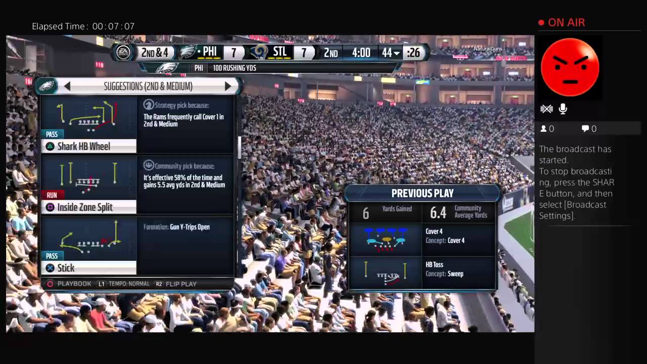 Another Madden 16 Draft Champions Trophy (JustMike_77 Live PS4 Broadcast )