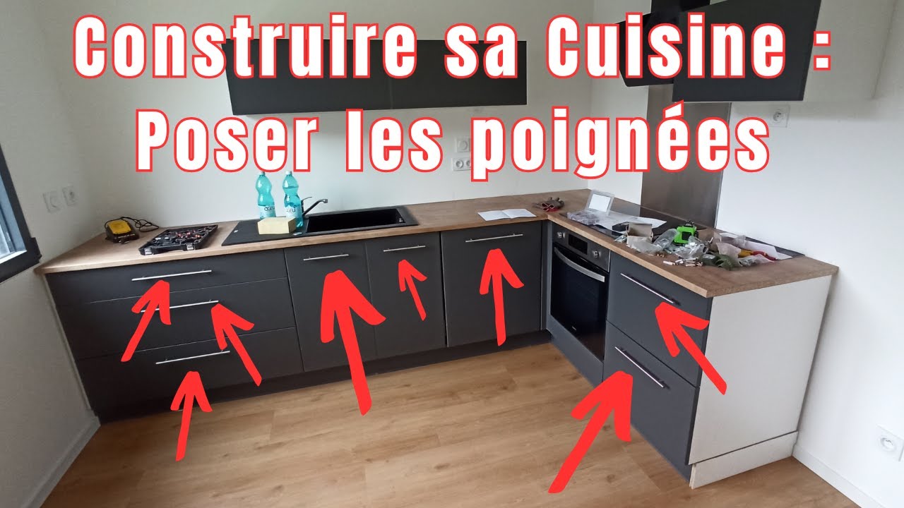 Building Your Kitchen: How to Install Handles