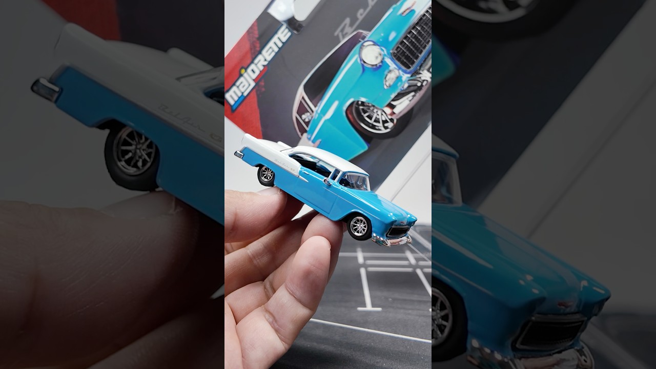 Majorette 1955 Chevrolet Bel Air Pure Americana #majorette
