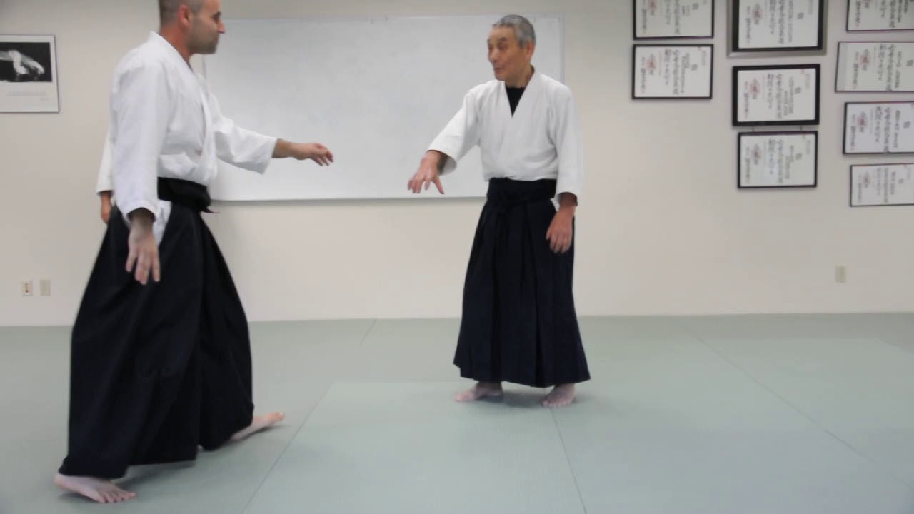 Hiroshi Kato Sensei and Eddie Frager Sensei at Western Aikido Association Seminar