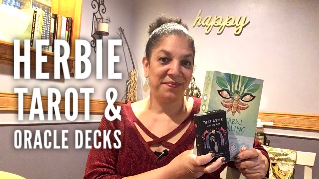Herbal Tarot and Oracle Decks Show and Tell | Vlog #3 | Vlogmas 2021 | EARTHSEED DETROIT
