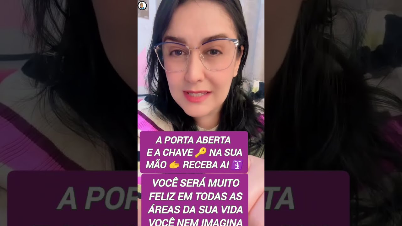 A PORTA ABERTA E A CHAVE NA SUA MÃO ✋