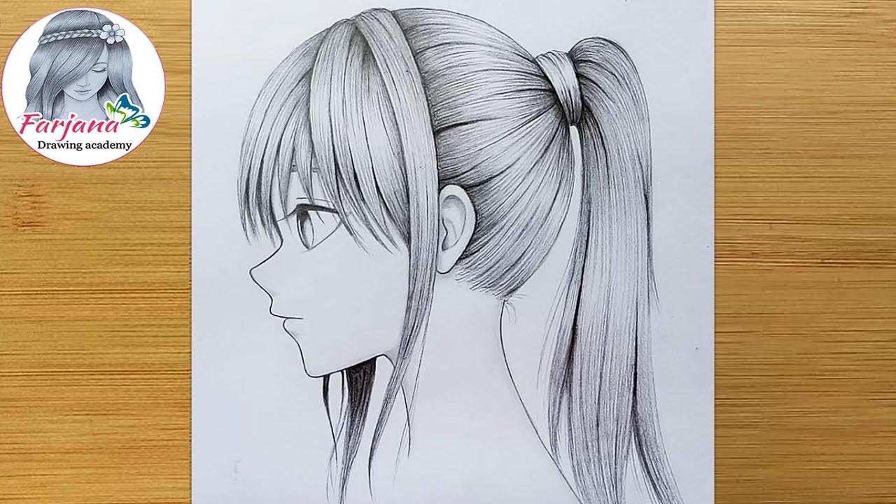 Урок рисования аниме-девушки для начинающих от One Pencil || Как нарисовать аниме-девушку в виде ...