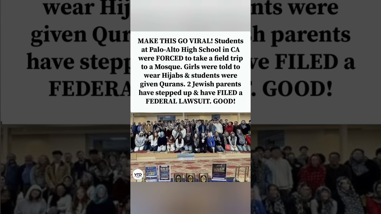 Palo Alto school district faces federal lawsuit over mosque field trip. #News#shorts #foryou #fyp