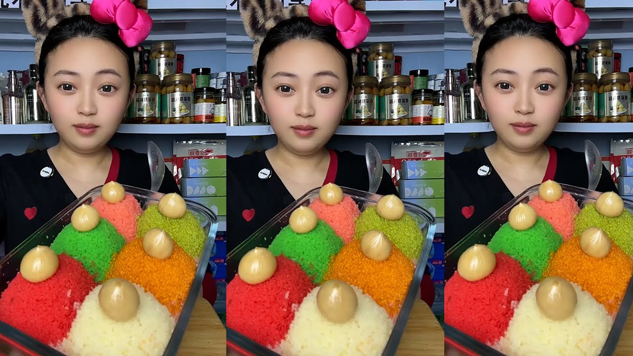 Mitao _ Mukbang / ASMR TOBIKO EGGS | FLYING FISH ROE | EXTREME EATING SOUNDS