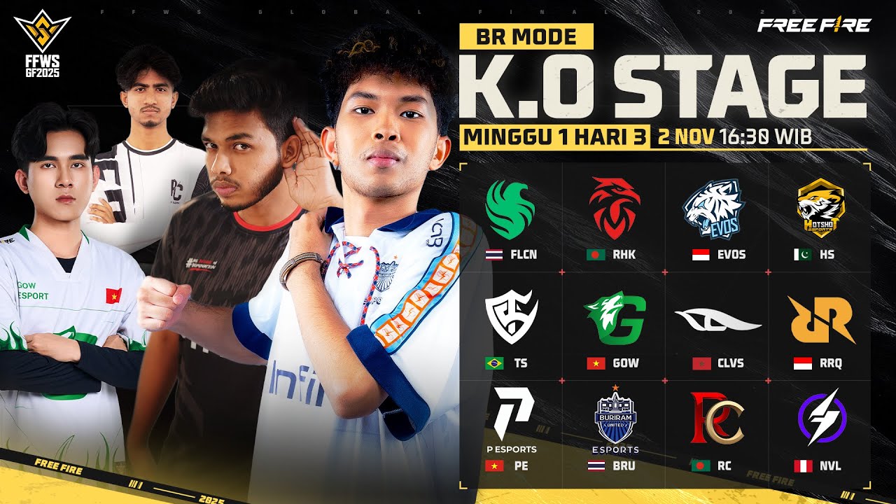 [HI] Knockout Stage - Day 3: Group A vs B | FFWS Global Finals 2025