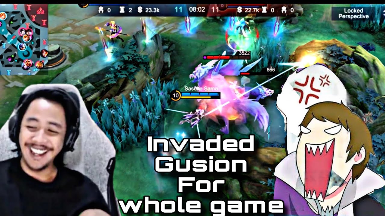 Fanny Didn't Let Gusion Farm The Whole Game ! #mlbb #fannymlbb #gusion