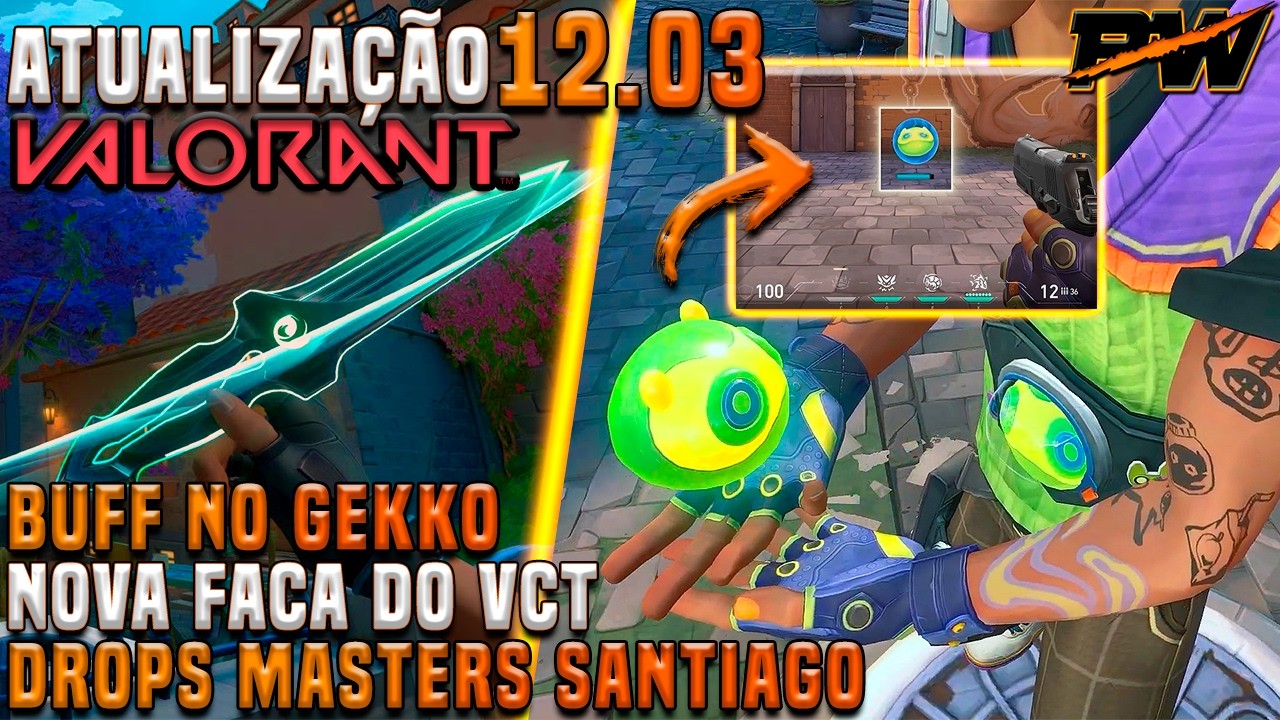 BUFF BIZARRO no GEKKO, Novo MODO de JOGO 2vs2, BOLÃO & SKINS do VCT // Atualização 12.03 do VALORANT