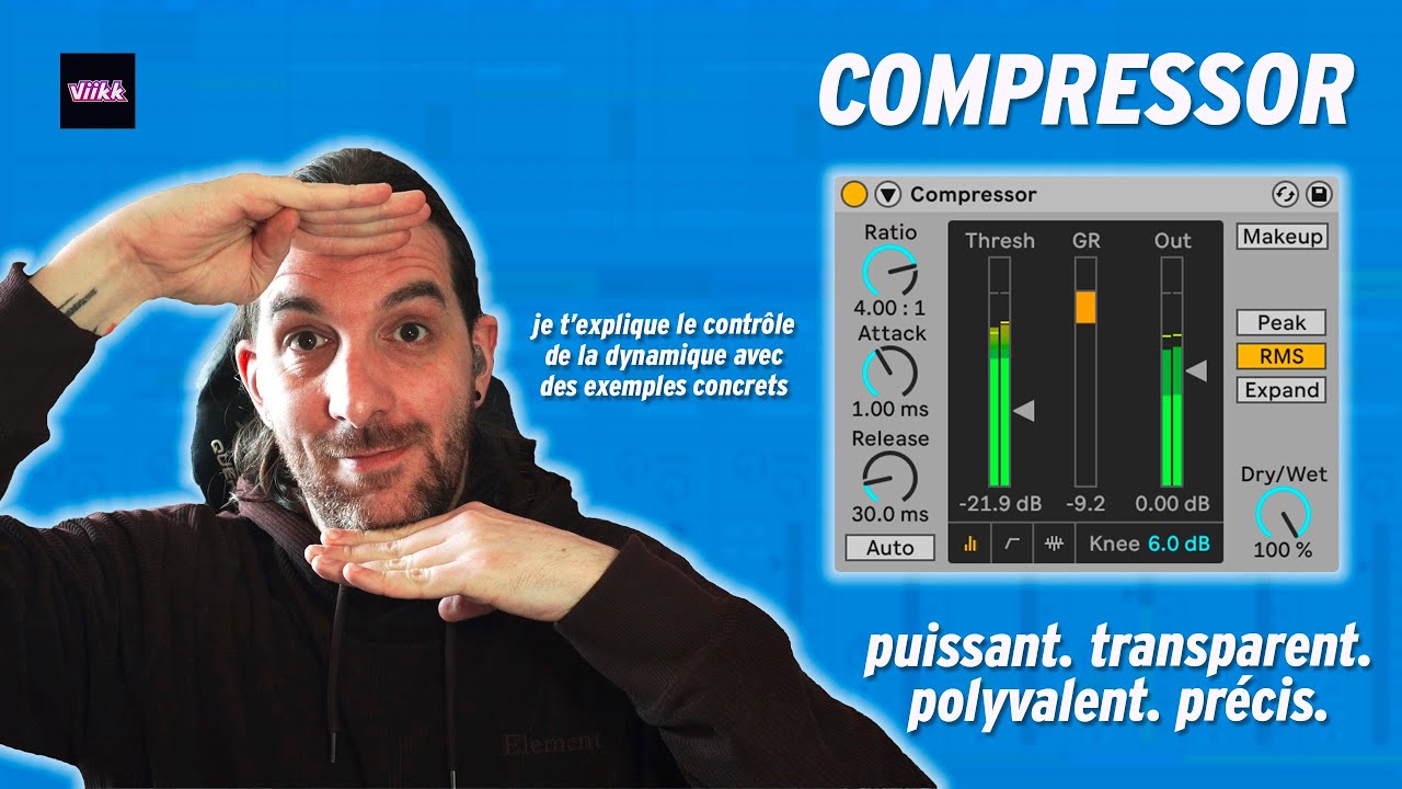 Guide outil Ableton #2: Compressor - Apprendre à gérer la dynamique d'un signal.