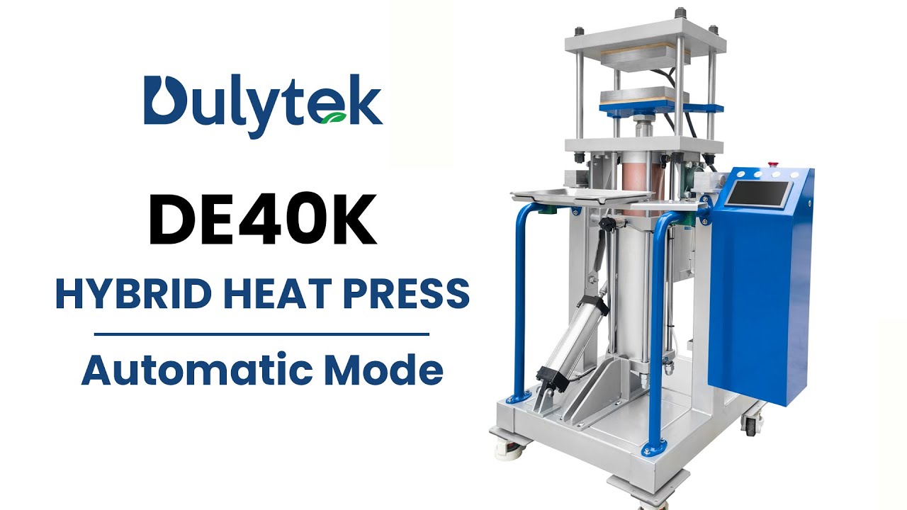 Dulytek DE40K Heat Press Machine How To Part 2: Automatic Mode