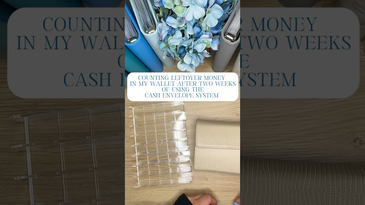 Saving with Cash Envelope System #shorts #cashenvelopesystem #cashstuffing #budgeting