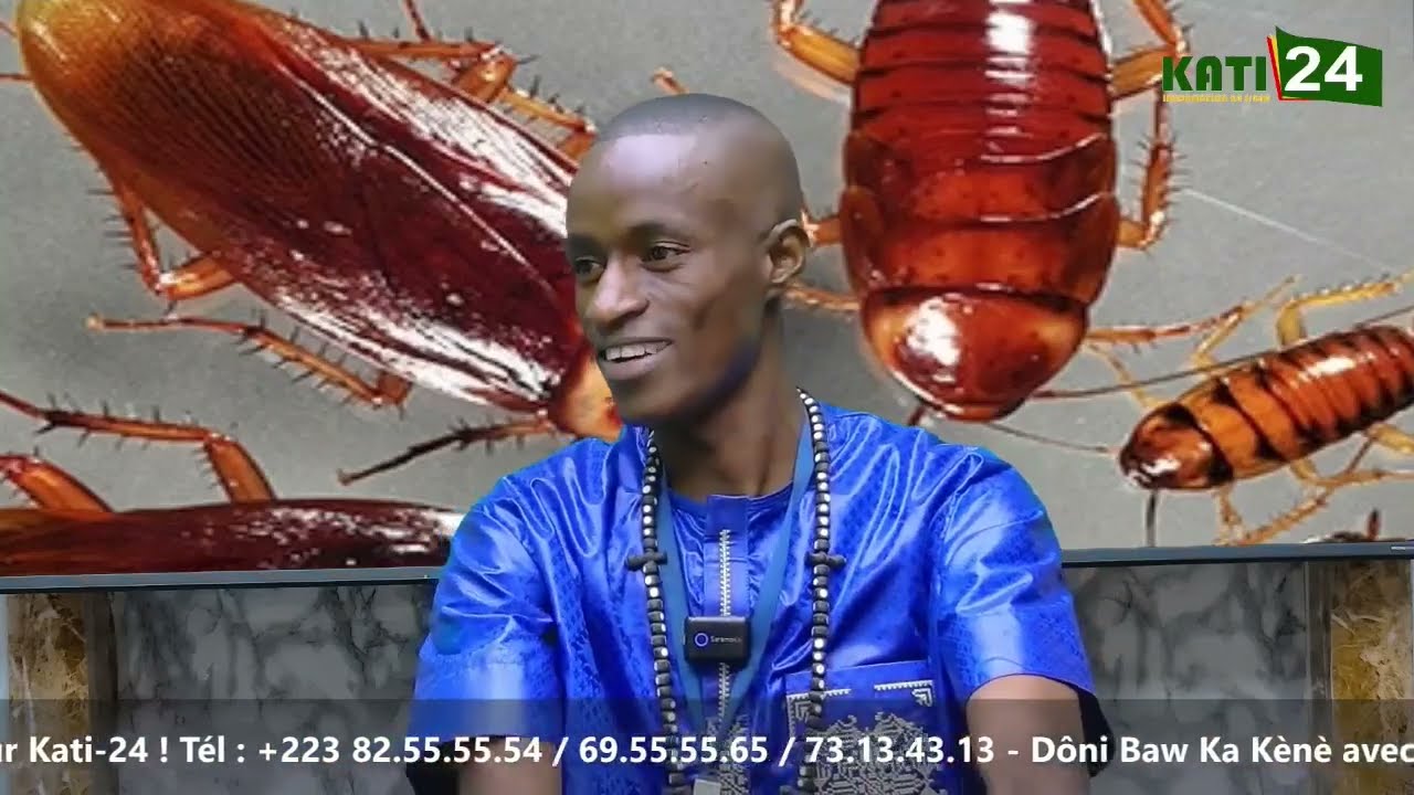 Adama Lalaby  fin djini songonba sur le plateau de kati24 avec Sane Coulibaly