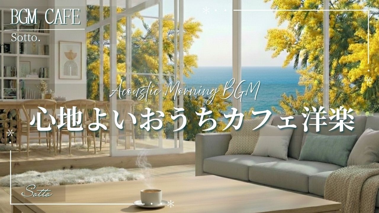 【朝カフェ☕️作業用BGM】ホッと一息♪心地よいおうちカフェ洋楽で心整う朝時間