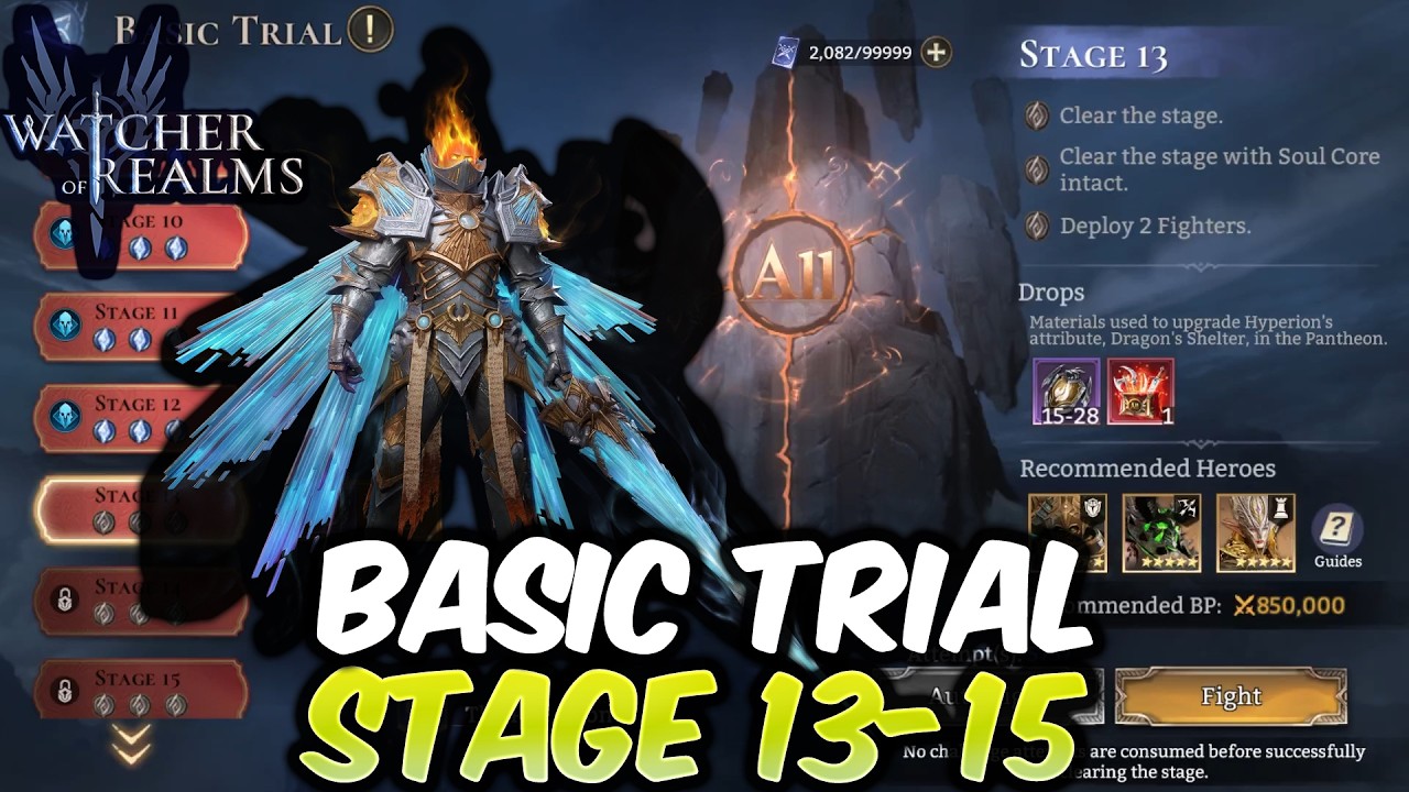 Basic Trial 13 - 15 | Watcher of Realms
