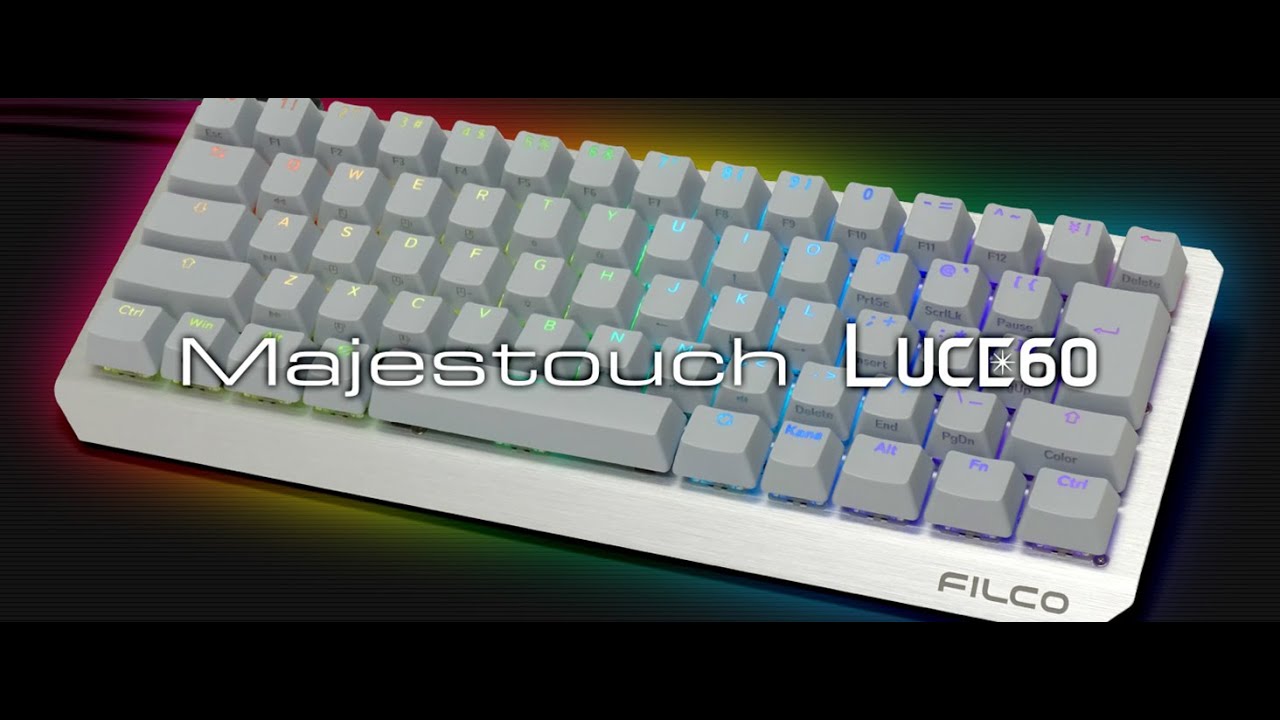 FILCO初！60％メカニカルゲーミングキーボード Majestouch LUCE60 登場｜Gaming Keyboard
