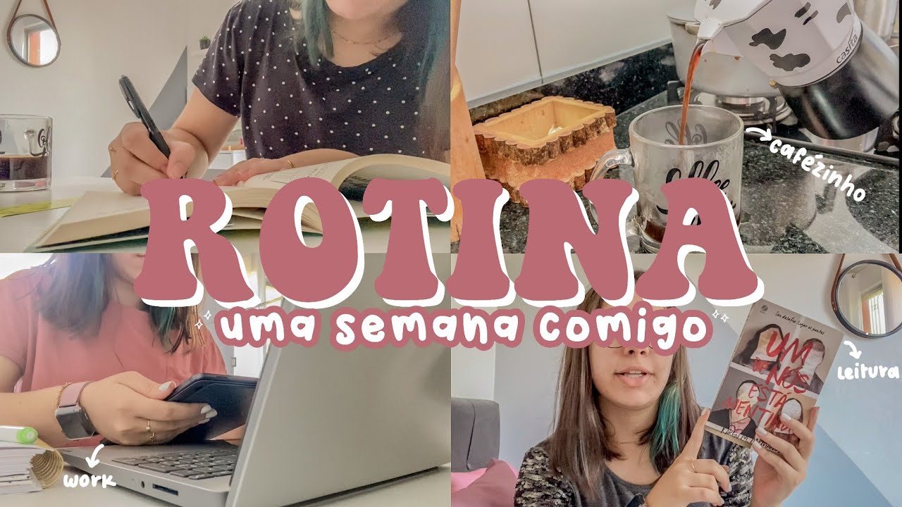 ROTINA NAS FÉRIAS | Uma semana comigo 📚✨💗