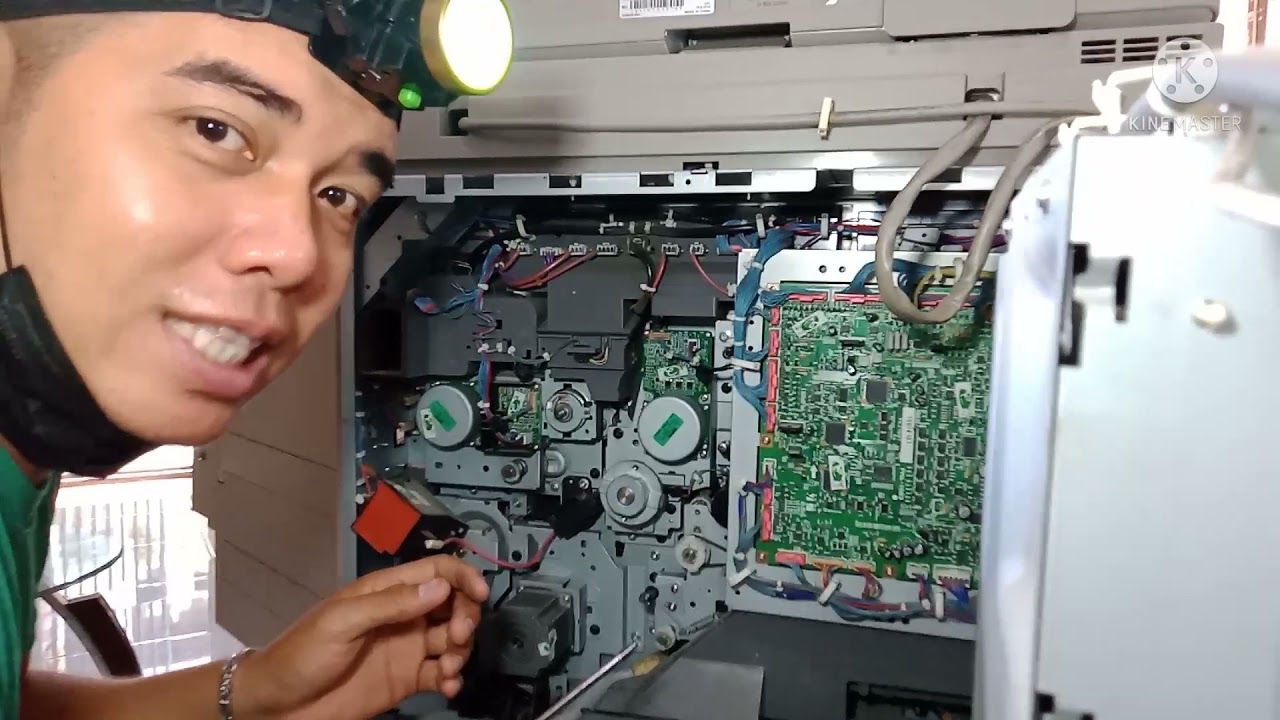 cara mengatasi error E 067-001 Canon IRA 6075 advance