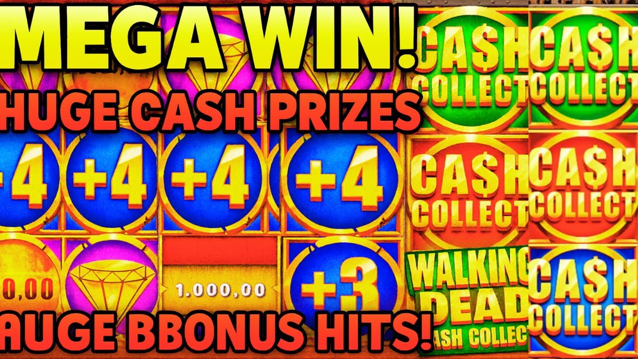 MEGA WIN on WALKING DEAD CASH COLLECT! 🧟 HUGE CASH PRIZES & CRAZY BONUS HITS | Slot Big Win