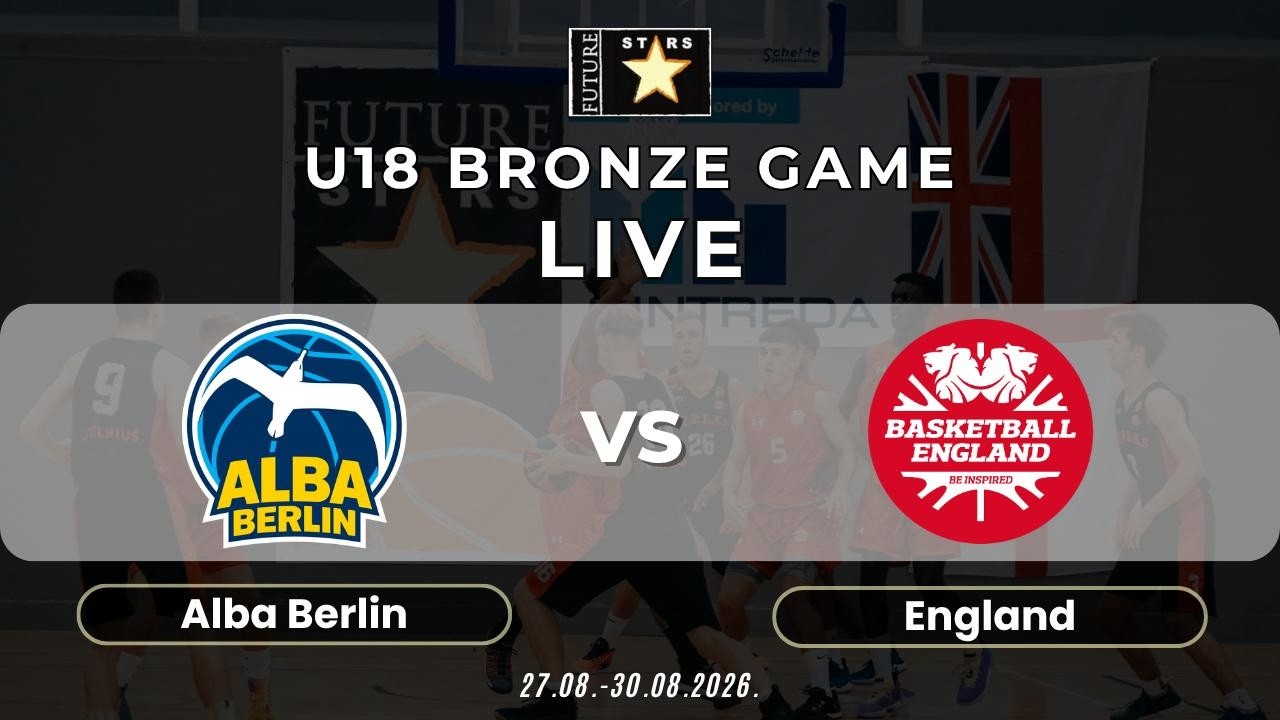 England Basketball vs Alba Berlin | Bronze Game | FUTURE STARS U18