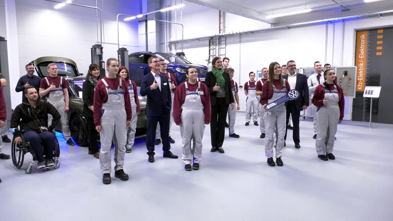 Volkswagen Bildungsinstitut eröffnet neue Ausbildungsräume