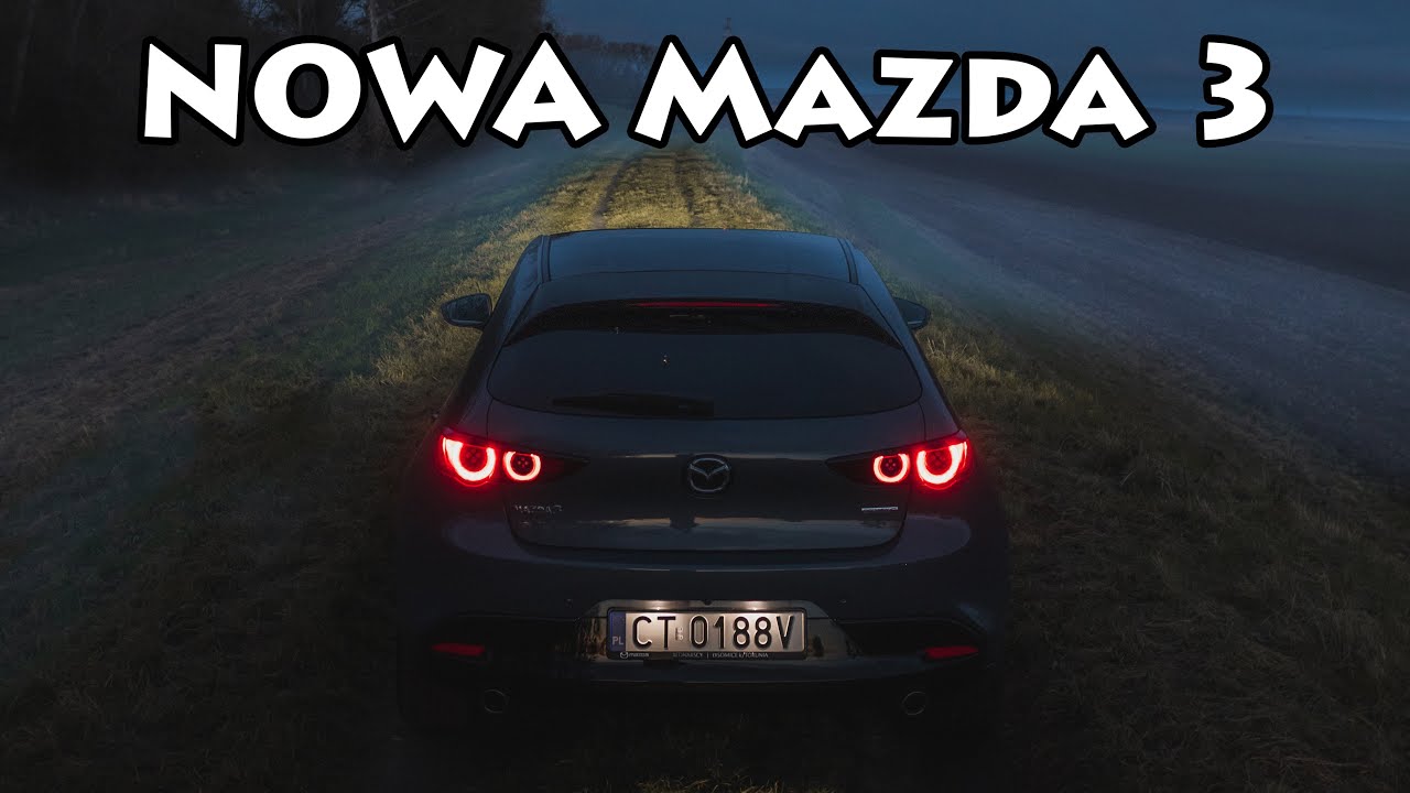 BIAŁY KRUK czyli nowy hatchback z wolnossącym silnikiem - Mazda 3 2.0 150 KM - Test MotoGeekTV