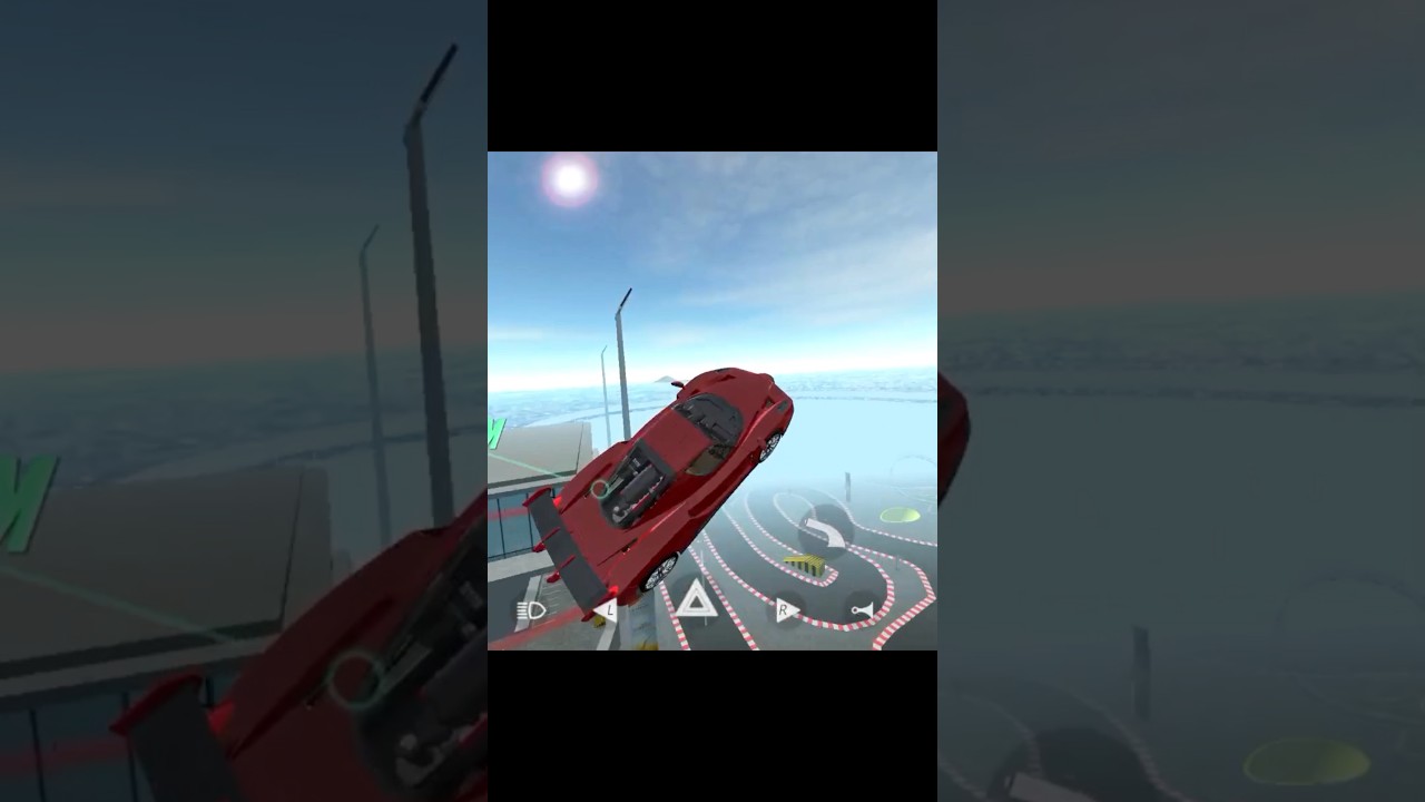 Ferrari flying 🗿 in car simulator 2 