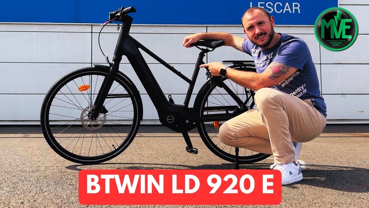 BTWIN LD 920 E : le vélo de ville électrique automatique et sans vitesses de Decathlon !