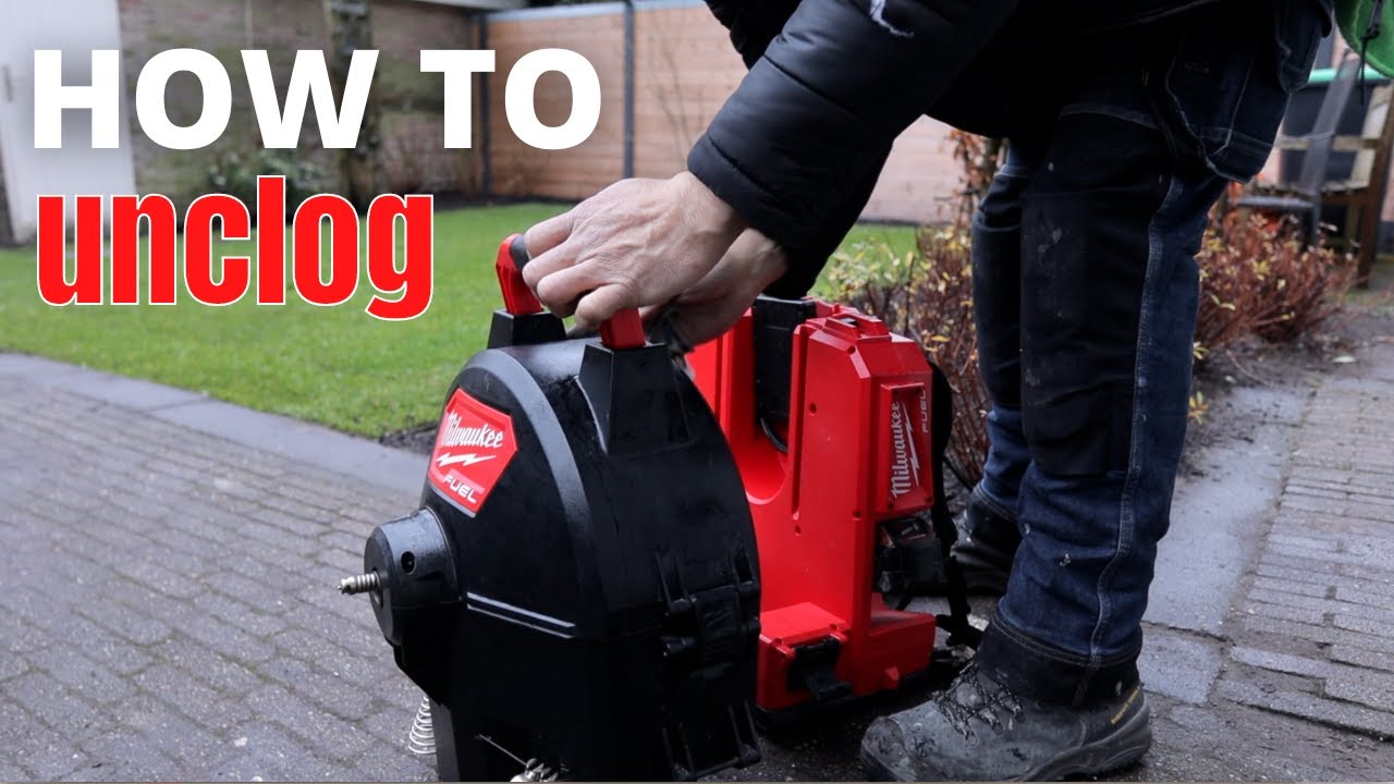 How to unclog a Drain? Milwaukee M18 Fuel Plumbing Drain Cleaner is the best