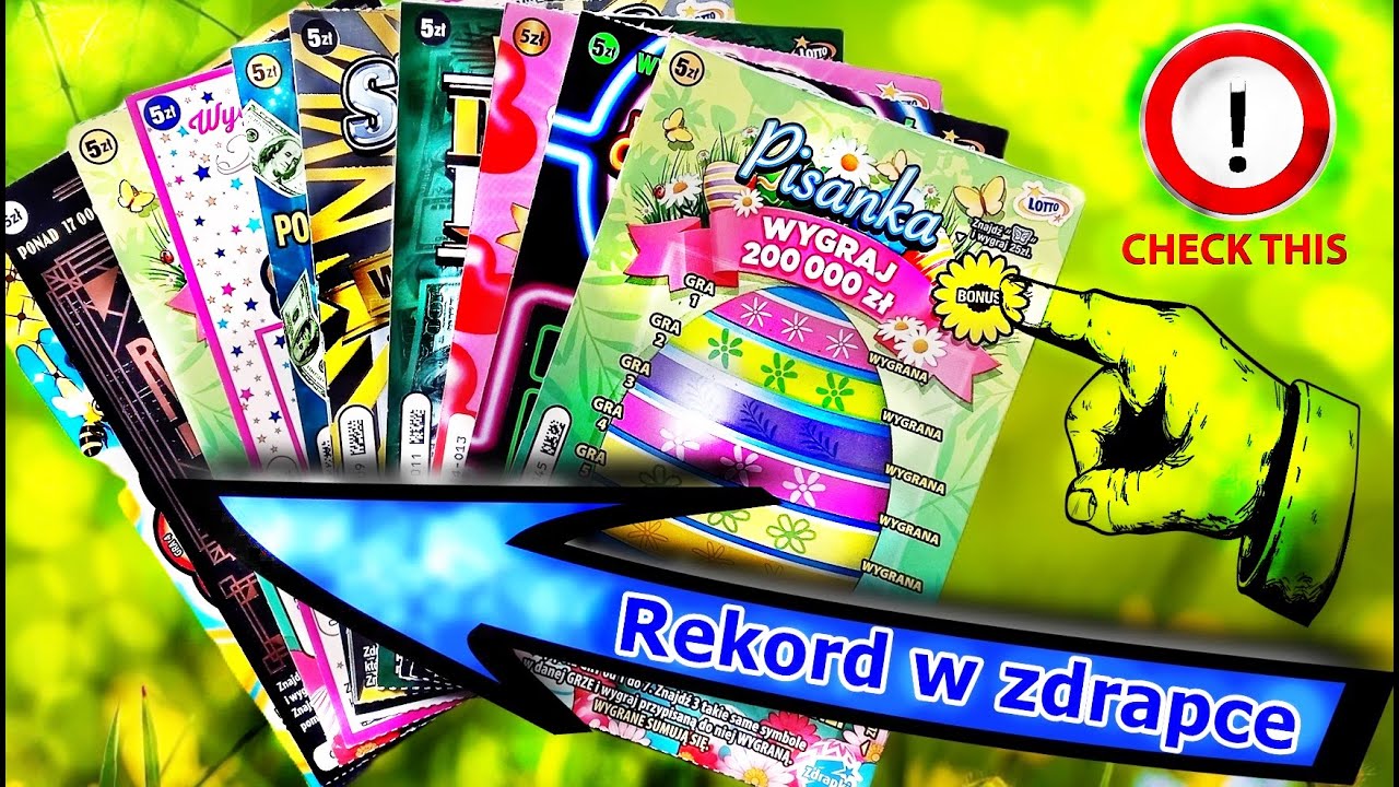 Rekord w zdrapce ! Miłe zaskoczenie ;-) Zdrapki za 5zł to jest TO!