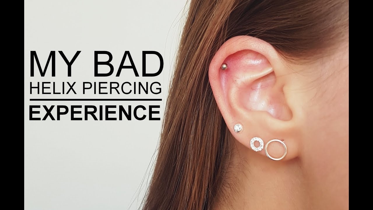 My Helix Piercing experience | Painful infection