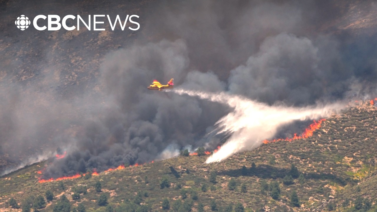Over 250,000 people evacuate as wildfires threaten parts of France, Spain