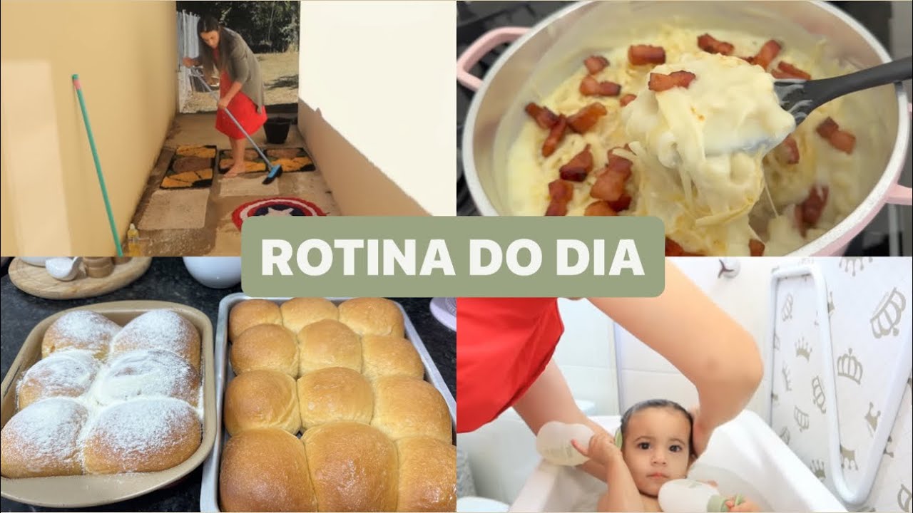 Macarrão super cremoso, lavei os tapetes,pãozinho de leite condensado e mais| LAÍS VELOSO