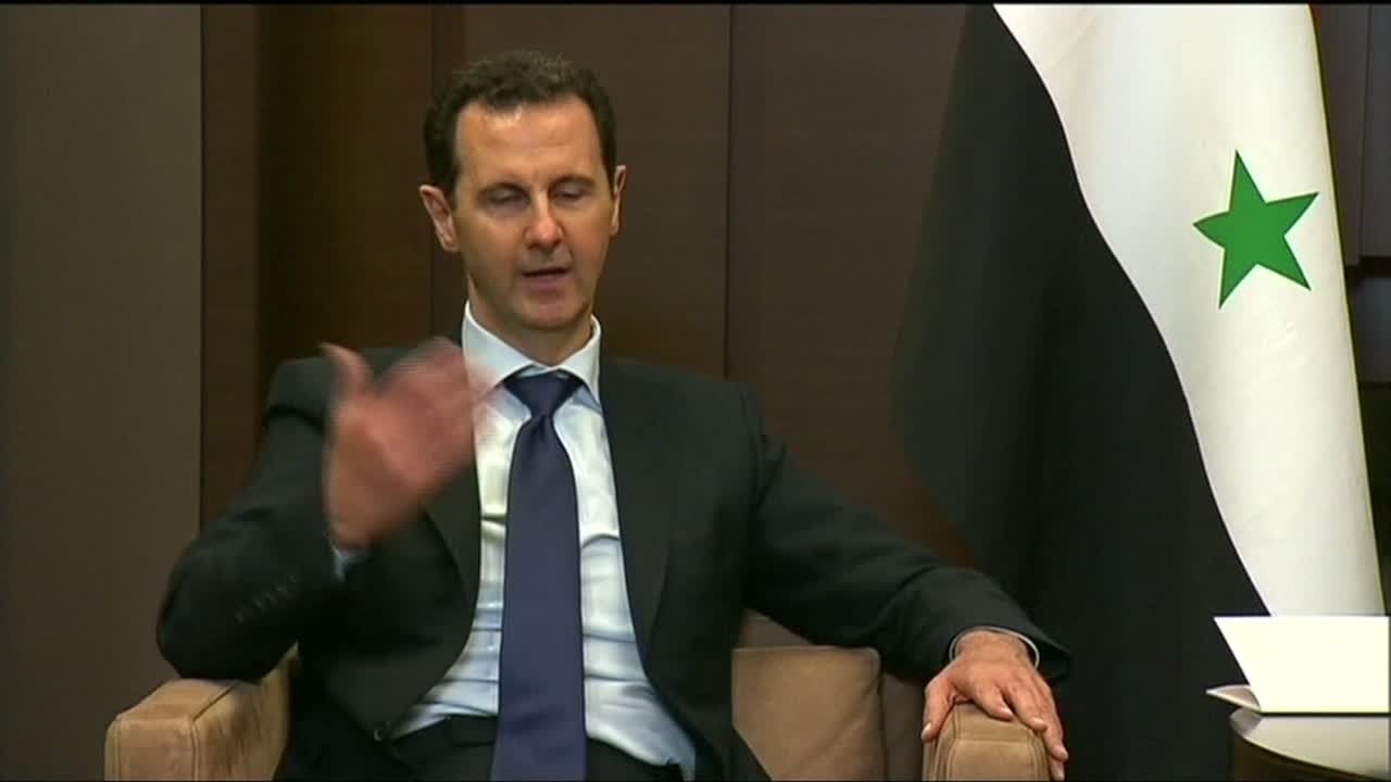 Syrian president Bashar al-Assad meets Putin: 