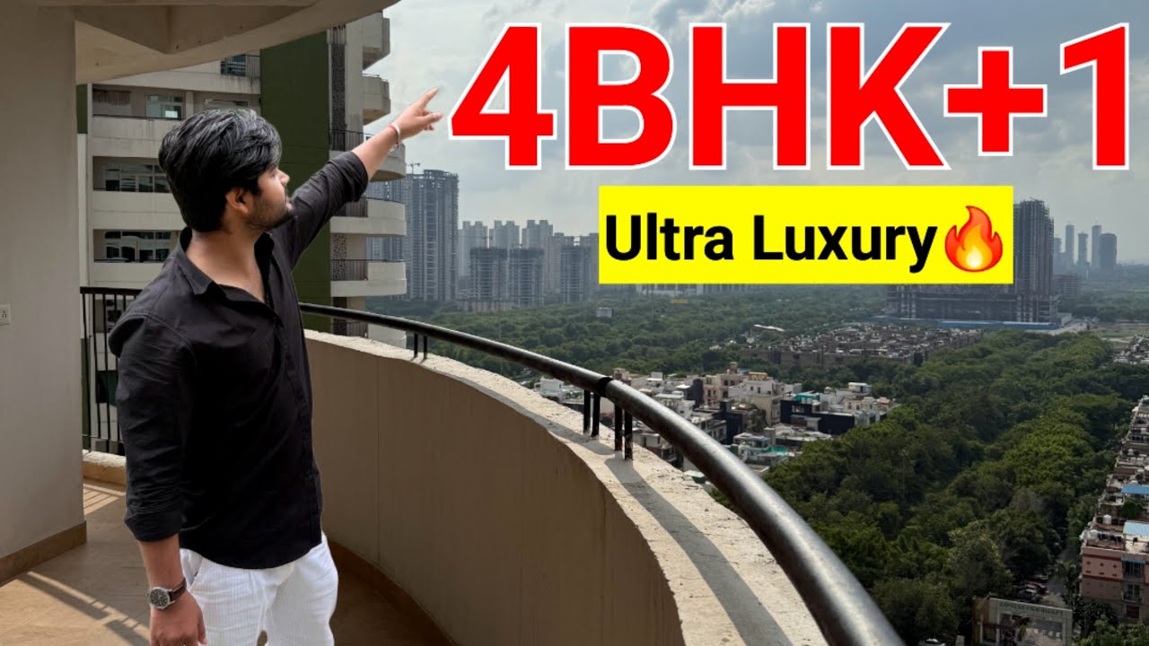 Ultra Luxury Big 4880sqft 4BHK With Servant Room And Noida Expressway View Apartment On Sale||Saurya