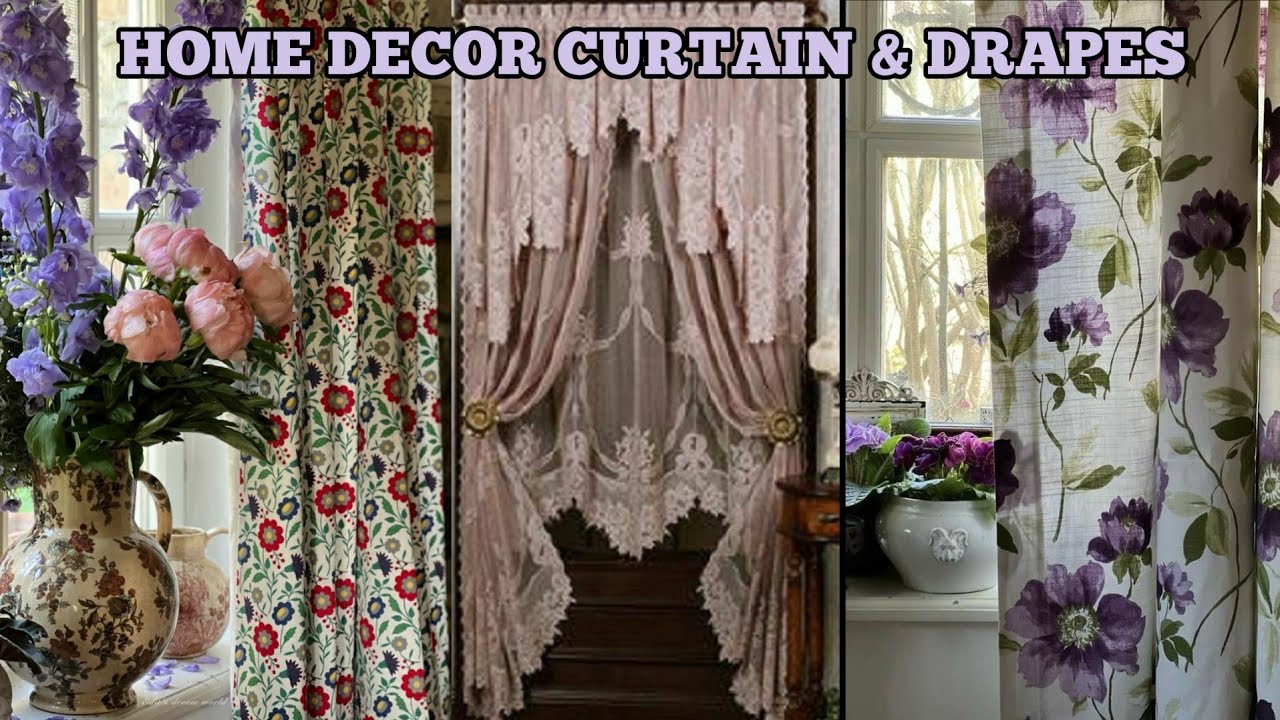🍁New🍁 MODERN MEETS CLASSIC CURTAIN TRENDS: Maximize Home Appeal w/ These Essentials Home Decor Ideas