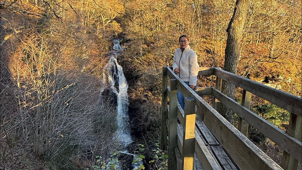 Black Spout water falls #pitlochry #waterfall #scotland  2025
